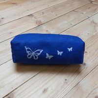 boxy bag Schmetterling blau Shop